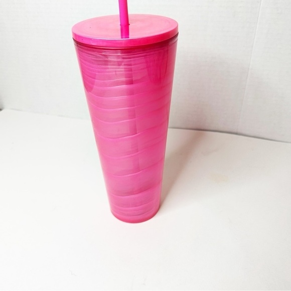 🩷 Bubble Gum Marble Venti 24oz Cold Cup Tumbler ☆》NWT《☆ - Picture 3 of 8